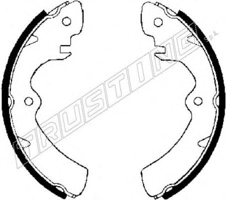 TRUSTING 111.223 Тормозные колодоки 