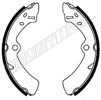 TRUSTING 111.225 Тормозные колодоки 