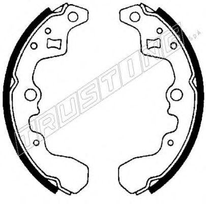 TRUSTING 111.226 Тормозные колодоки 
