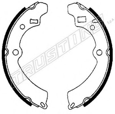 TRUSTING 111.232 Тормозные колодоки 