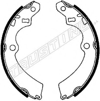 TRUSTING 111.233 Тормозные колодоки для DAIHATSU CHARADE I (Дайхатсу Чарадэ и) TRUSTING 111.233 Тормозные колодоки для DAIHATSU CHARADE I (Дайхатсу Чарадэ и)
