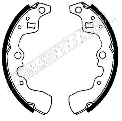 TRUSTING 111.234 Тормозные колодоки 
