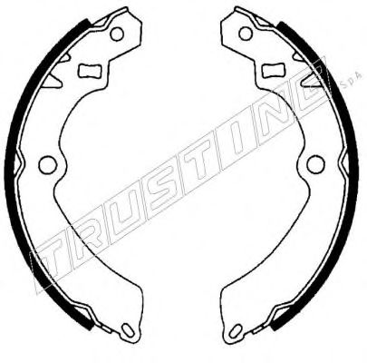 TRUSTING 111.237 Тормозные колодоки 