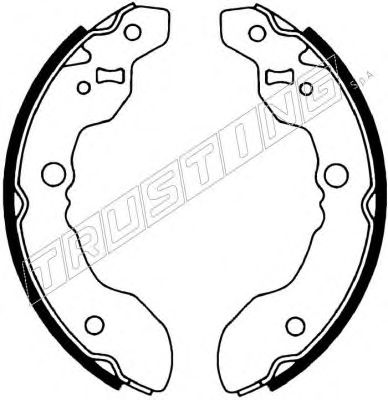 TRUSTING 111.241 Тормозные колодоки 