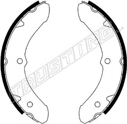 TRUSTING 115.242 Тормозные колодоки 