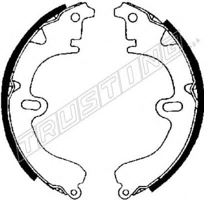 TRUSTING 115.271 Тормозные колодоки 