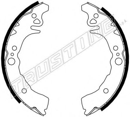 TRUSTING 115.305 Тормозные колодоки 