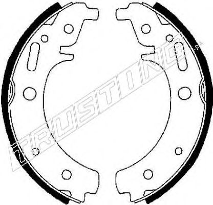 TRUSTING 120.238 Тормозные колодоки 