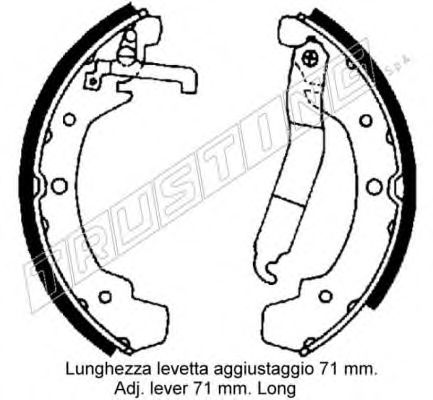 TRUSTING 124.266 Тормозные колодоки для VOLKSWAGEN (Фольксваген) TRUSTING 124.266 Тормозные колодоки для VOLKSWAGEN (Фольксваген)