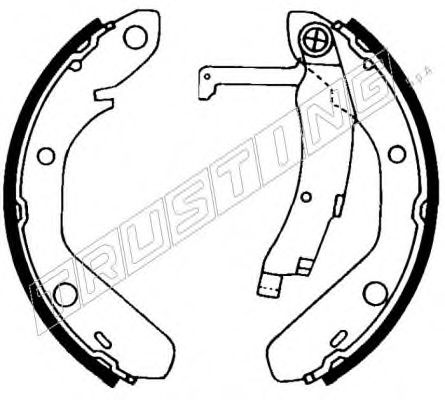 TRUSTING 124.269 Тормозные колодоки для VOLKSWAGEN (Фольксваген) TRUSTING 124.269 Тормозные колодоки для VOLKSWAGEN (Фольксваген)