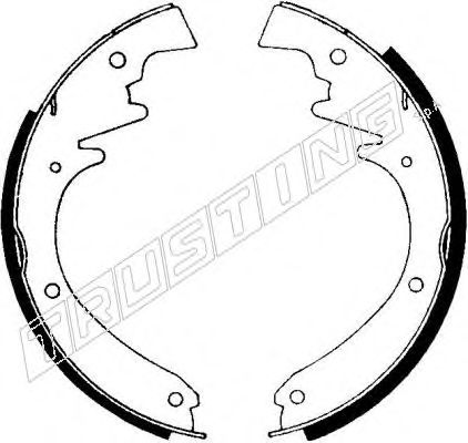 TRUSTING 127.263 Тормозные колодоки 