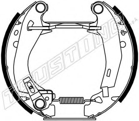 TRUSTING 6014 Тормозные колодоки для RENAULT (Рено) TRUSTING 6014 Тормозные колодоки для RENAULT (Рено)