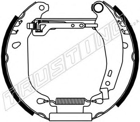 TRUSTING 6018 Тормозные колодоки для RENAULT (Рено) TRUSTING 6018 Тормозные колодоки для RENAULT (Рено)