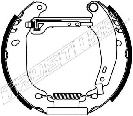 TRUSTING 6021 Тормозные колодоки для RENAULT (Рено) TRUSTING 6021 Тормозные колодоки для RENAULT (Рено)