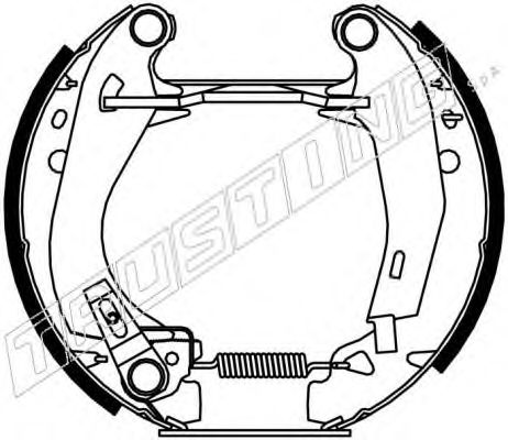 TRUSTING 6046 Тормозные колодоки для PEUGEOT 205 II (Пежо 205 2) TRUSTING 6046 Тормозные колодоки для PEUGEOT 205 II (Пежо 205 2)