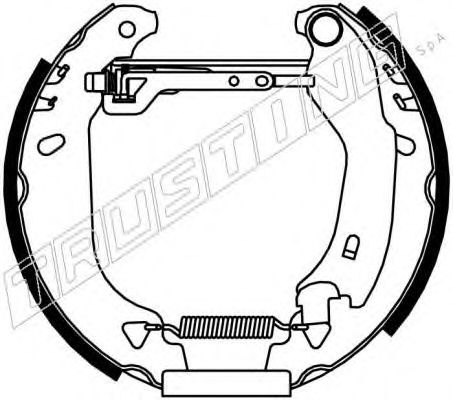 TRUSTING 6109 Тормозные колодоки 