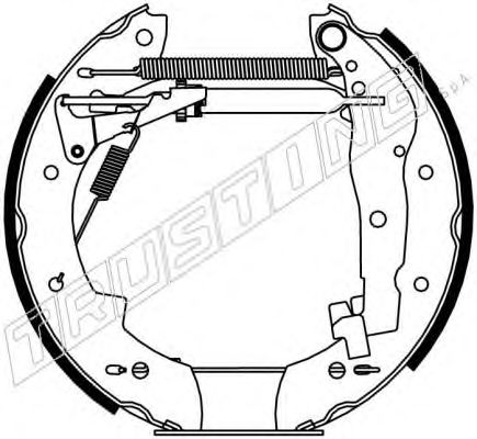 TRUSTING 6224 Тормозные колодоки для SUZUKI JIMNY (Сузуки Жимнъ) TRUSTING 6224 Тормозные колодоки для SUZUKI JIMNY (Сузуки Жимнъ)