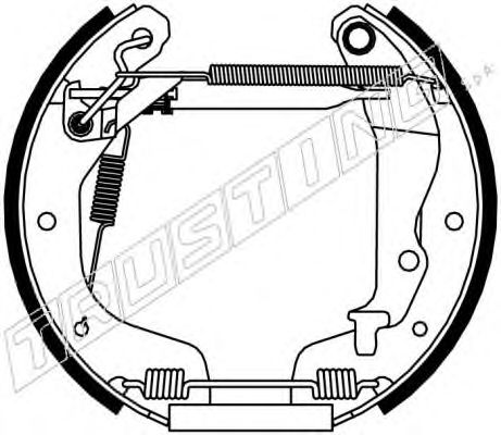 TRUSTING 6293 Тормозные колодоки 