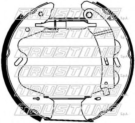 TRUSTING 6306 Тормозные колодоки для NISSAN MISTRAL (Ниссан Мистрал) TRUSTING 6306 Тормозные колодоки для NISSAN MISTRAL (Ниссан Мистрал)
