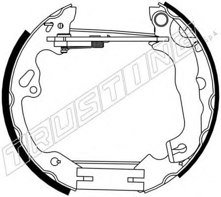 TRUSTING 6311 Тормозные колодоки 
