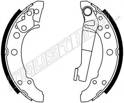 TRUSTING 7000 Тормозные колодоки 