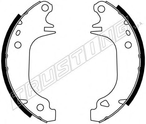 TRUSTING 7060 Тормозные колодоки для RENAULT (Рено) TRUSTING 7060 Тормозные колодоки для RENAULT (Рено)