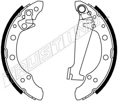 TRUSTING 7072 Тормозные колодоки для VOLKSWAGEN VENTO (Фольксваген Венто) TRUSTING 7072 Тормозные колодоки для VOLKSWAGEN VENTO (Фольксваген Венто)