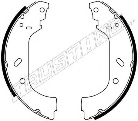 TRUSTING 7102 Тормозные колодоки для PEUGEOT EXPERT (Пежо Эxпэрт) TRUSTING 7102 Тормозные колодоки для PEUGEOT EXPERT (Пежо Эxпэрт)