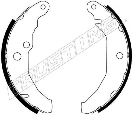 TRUSTING 7121 Тормозные колодоки для FORD (Форд) TRUSTING 7121 Тормозные колодоки для FORD (Форд)