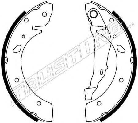 TRUSTING 7251 Тормозные колодоки для HONDA ACCORD VII (Хонда Аккорд 7) TRUSTING 7251 Тормозные колодоки для HONDA ACCORD VII (Хонда Аккорд 7)