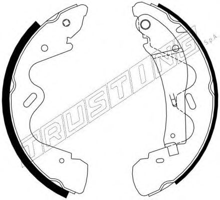TRUSTING 7306 Тормозные колодоки для NISSAN MISTRAL (Ниссан Мистрал) TRUSTING 7306 Тормозные колодоки для NISSAN MISTRAL (Ниссан Мистрал)