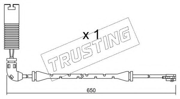 TRUSTING SU.147 Сигнализатор, износ тормозных колодок для BMW (Бмв) TRUSTING SU.147 Сигнализатор, износ тормозных колодок для BMW (Бмв)