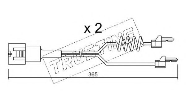 TRUSTING SU.180K Сигнализатор, износ тормозных колодок для RENAULT TRUCKS MAGNUM (Рено трак Магнум) TRUSTING SU.180K Сигнализатор, износ тормозных колодок для RENAULT TRUCKS MAGNUM (Рено трак Магнум)