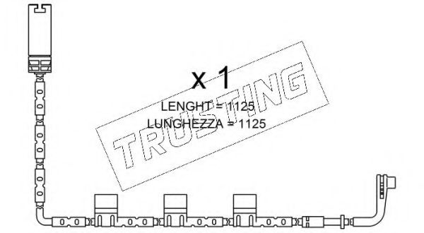 TRUSTING SU.223 Сигнализатор, износ тормозных колодок для MINI MINI CLUBMAN (Мини Мини клабмэн) TRUSTING SU.223 Сигнализатор, износ тормозных колодок для MINI MINI CLUBMAN (Мини Мини клабмэн)
