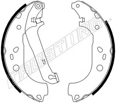 TRUSTING 7394 Тормозные колодоки для FORD (Форд) TRUSTING 7394 Тормозные колодоки для FORD (Форд)