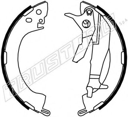 TRUSTING 064.154Y Тормозные колодоки для MITSUBISHI PAJERO/SHOGUN (Митсубиши/митсубиси Пажэро/шогун) TRUSTING 064.154Y Тормозные колодоки для MITSUBISHI PAJERO/SHOGUN (Митсубиши/митсубиси Пажэро/шогун)