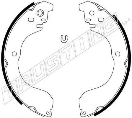 TRUSTING 067.199 Тормозные колодоки 