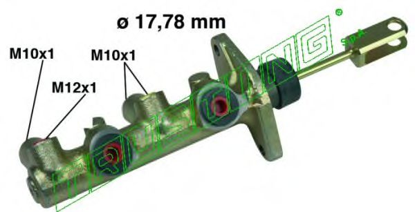 TRUSTING PF106 Главный тормозной цилиндр для FORD FIESTA (Форд Фиэста) TRUSTING PF106 Главный тормозной цилиндр для FORD FIESTA (Форд Фиэста)