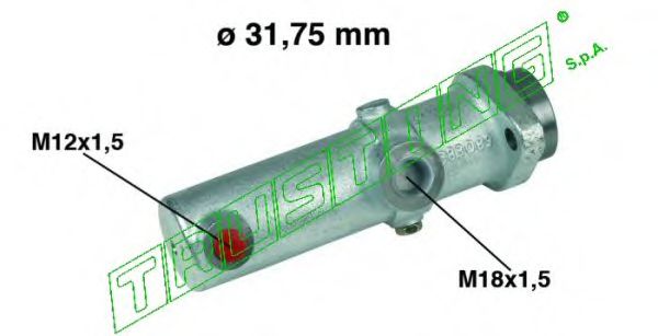 TRUSTING PF135 Главный тормозной цилиндр для IVECO EURO (Ивеко Эуро) TRUSTING PF135 Главный тормозной цилиндр для IVECO EURO (Ивеко Эуро)