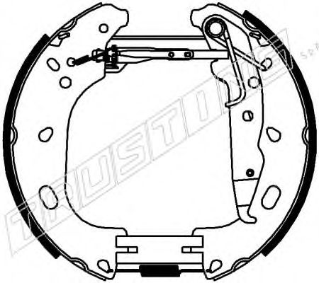 TRUSTING 6432 Тормозные колодоки 