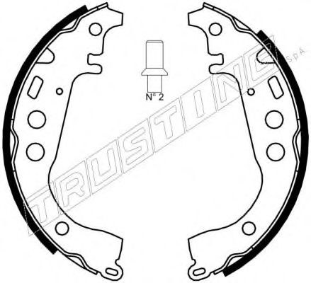 TRUSTING 7451 Тормозные колодоки для TOYOTA PRIUS (Тойота/тоета Приус) TRUSTING 7451 Тормозные колодоки для TOYOTA PRIUS (Тойота/тоета Приус)