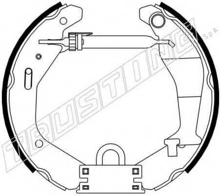 TRUSTING 6476 Тормозные колодоки 