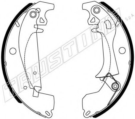 TRUSTING 088.219Y Тормозные колодоки 