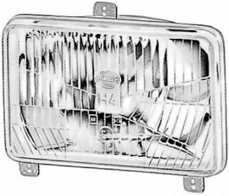 HELLA 1AB 006 277-067 Вставка фары, основная фара; Вставка фары, основная фара 