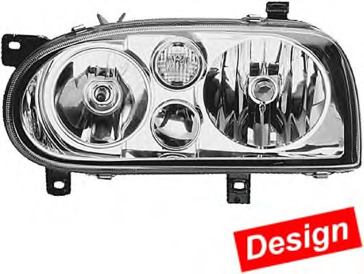 HELLA 1DJ 008 187-011 Основная фара для VOLKSWAGEN GOLF III (Фольксваген Гольф 3) HELLA 1DJ 008 187-011 Основная фара для VOLKSWAGEN GOLF III (Фольксваген Гольф 3)