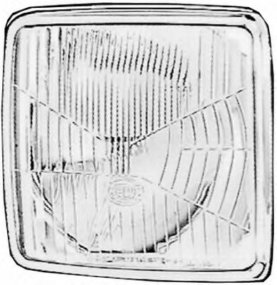 HELLA 1AA 127 473-015 Вставка фары, основная фара; Вставка фары, основная фара 