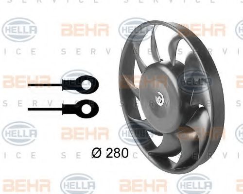 HELLA 8EW 009 144-321 Вентилятор, охлаждение двигателя для AUDI 90 (Ауди 90) HELLA 8EW 009 144-321 Вентилятор, охлаждение двигателя для AUDI 90 (Ауди 90)