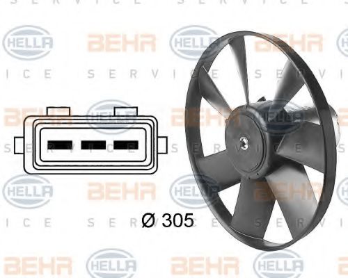 HELLA 8EW 009 144-471 Вентилятор, охлаждение двигателя для VOLKSWAGEN CABRIO III (Фольксваген Cабрио 3) HELLA 8EW 009 144-471 Вентилятор, охлаждение двигателя для VOLKSWAGEN CABRIO III (Фольксваген Cабрио 3)