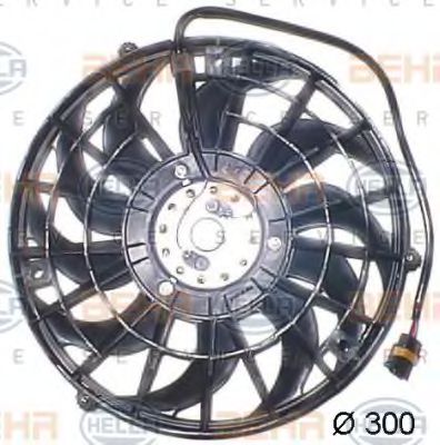HELLA 8EW 009 157-311 Вентилятор, охлаждение двигателя для OPEL CORSA B (Опель Корса б)