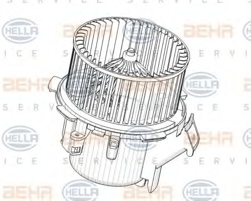 HELLA 8EW 009 158-221 Вентилятор салона для NISSAN INTERSTAR (Ниссан Интэрстар) HELLA 8EW 009 158-221 Вентилятор салона для NISSAN INTERSTAR (Ниссан Интэрстар)